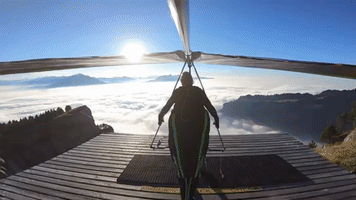 paraglide hang glider GIF