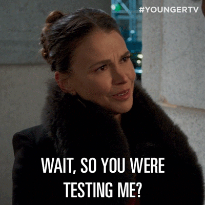 Sutton Foster Wait GIF by YoungerTV