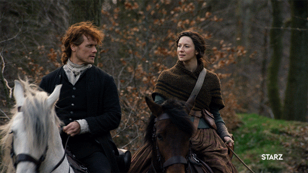season 4 couple GIF by Outlander