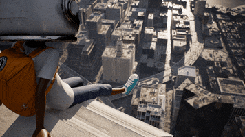 AkuDreams animation city viral good vibes GIF