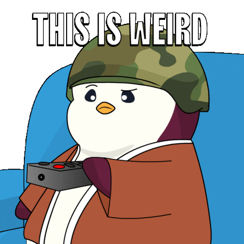 This Is Weird I Like It GIF by Pudgy Penguins