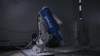 XtreeE robot printing 3d printing printer GIF