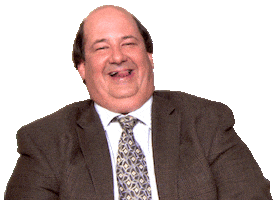 Kevin Malone Lol Sticker by The Office