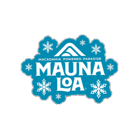 Snow Hawaii Sticker by Mauna Loa