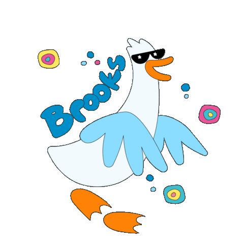 Duck Dancing Sticker by Brooks