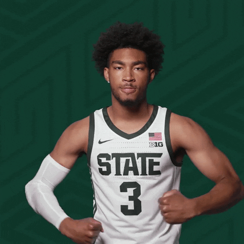 Go Green GIF by Michigan State Athletics