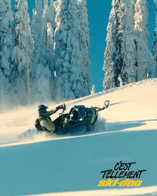 winter donut GIF by Ski-Doo