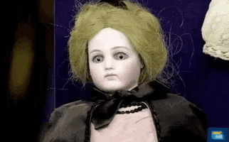 halloween creepy doll GIF by ANTIQUES ROADSHOW | PBS