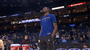 Looking Golden State Warriors GIF by NBA
