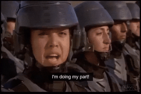 Doing My Part GIF