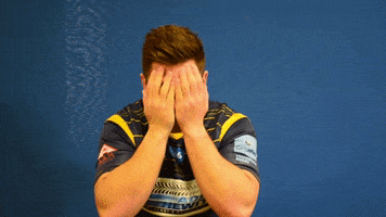 Nervous Rugby GIF by Worcester Warriors