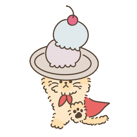 Happy Ice Cream Sticker by choko9ma