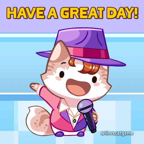 Good Morning Cat GIF by Mino Games