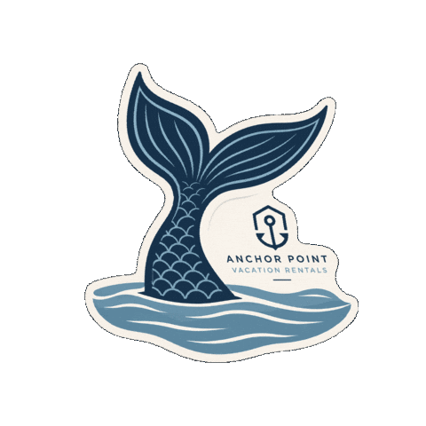 Lake Michigan Beach Sticker by AnchorPointVaca