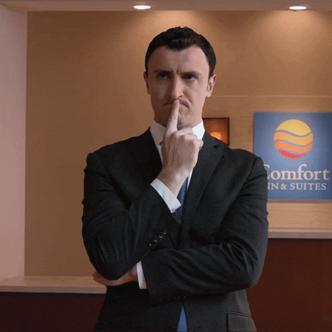 Confused Good Question GIF by Choice Hotels - Find & Share on GIPHY