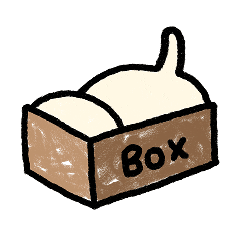 Cat Box Sticker