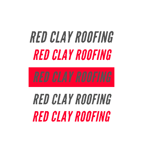 Red Clay Roofing Sticker