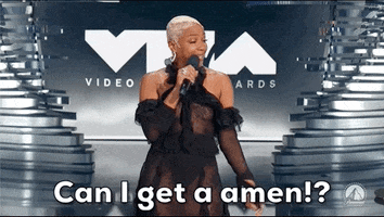 Can I Get An Amen GIF by 2023 MTV Video Music Awards