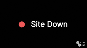StatusHive downtime site down its broken it broke GIF