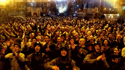 well done applause GIF