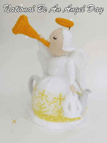 Christmas Angel GIF by TeaCosyFolk