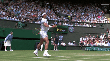 tennis nadal GIF by Wimbledon
