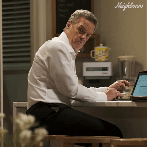 Angry Paul Robinson GIF by Neighbours (Official TV Show account)