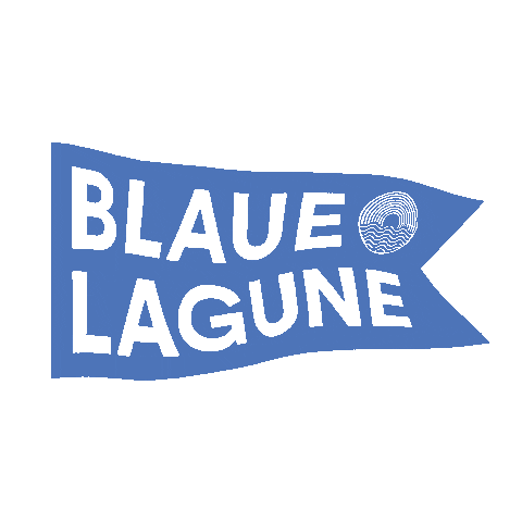 Blaue Lagune Sticker