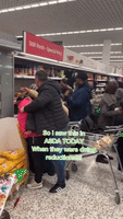 TikToker Witnesses 'Frenzy' for Supermarket Bargains