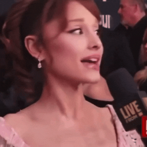 Ariana Grande Smirk GIF