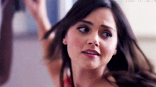 Image result for clara oswald running gif