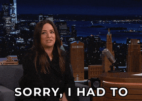 Sorry GIF by The Tonight Show Starring Jimmy Fallon