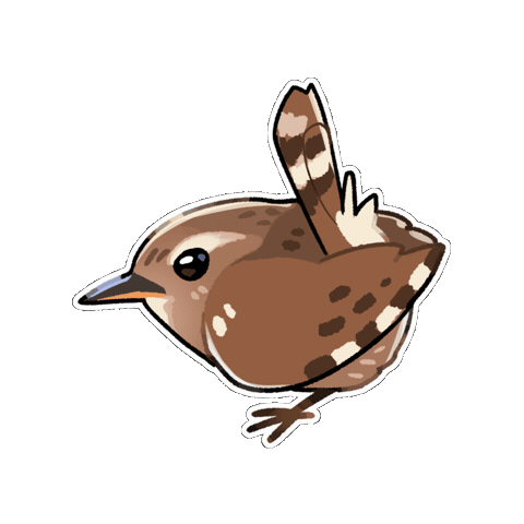 Bird 鳥 Sticker