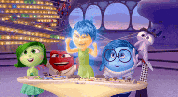 happy inside out GIF by Disney Pixar
