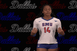 Ncaa Volleyball GIF by SMU Mustangs