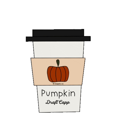 Pumpkin Latte Sticker by iamjbreton