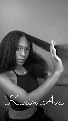 Long Hair Afro GIF by Kwiin Ava