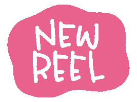 Pink Reel Sticker