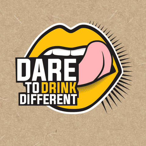 Dare to Drink Different GIF