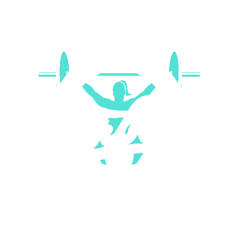 Weightlifting Sticker by Barbells & Ponytails