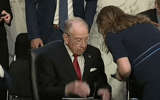 Senate Judiciary Committee Eyebrows GIF by GIPHY News