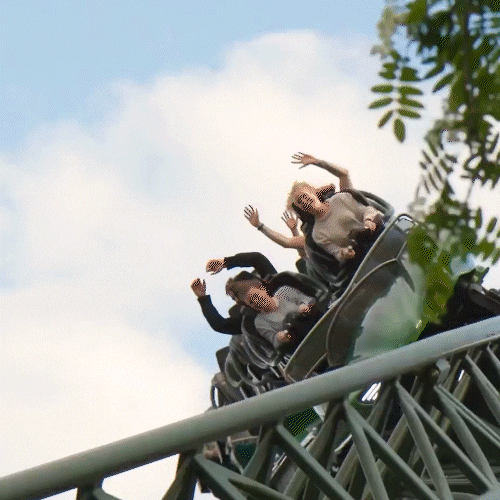 Roller Coaster Fun GIF by Liseberg