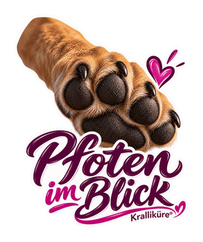 Hund Pfote Sticker by Natalie