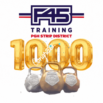 1000 Milestone GIF by F45 Pittsburgh