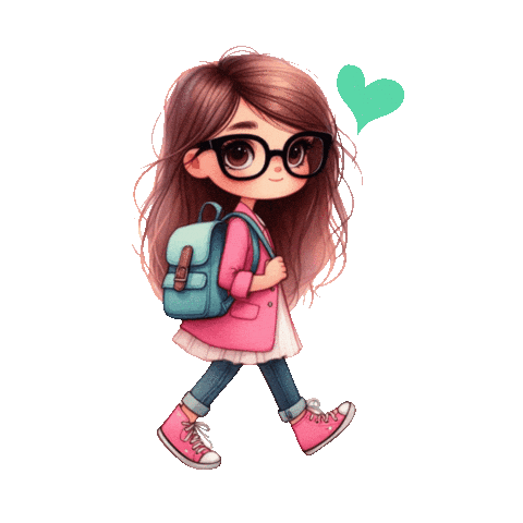 Girl Sticker
