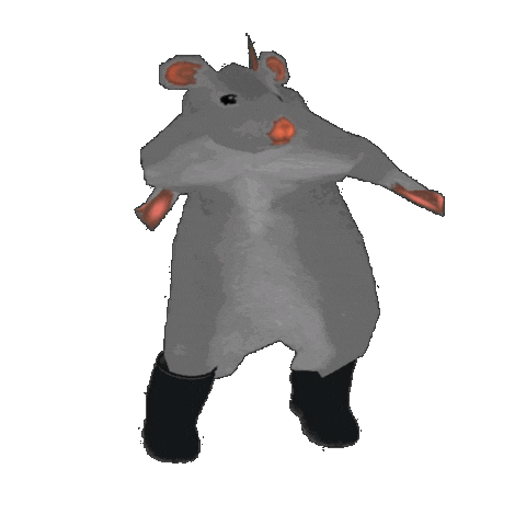 Dance Rat Sticker