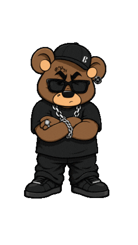 Bear Berlin Sticker by Gunoven