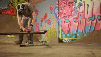 Skate Skateboard GIF by GIF CHANNEL - GREENPLACE PARK