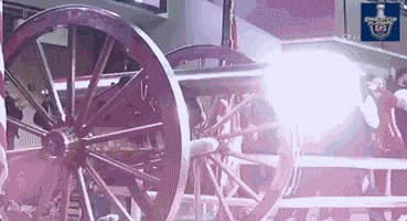 cannon GIF by Columbus Blue Jackets