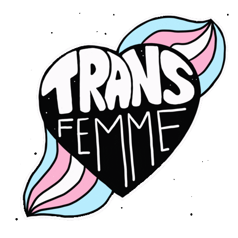 Trans Day Of Visibility Hearts Sticker by Fox Fisher